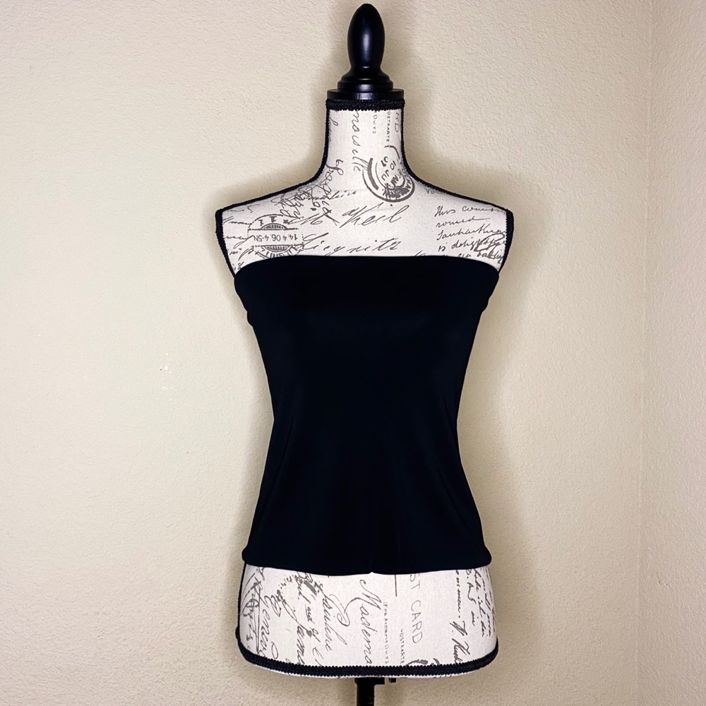 THEORY Strappy Back Tube Crop Top (M) - Picture 2 of 7